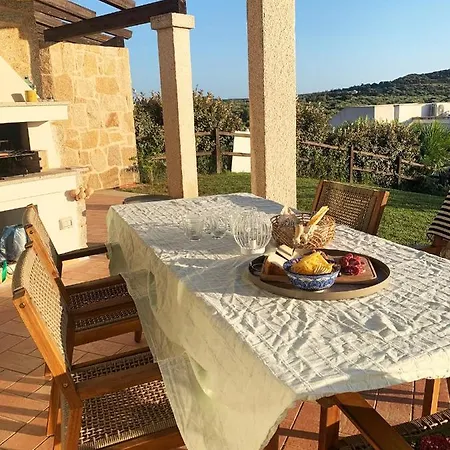 Vila A Schiera Con Giardino Privato E Vista Mare Alghero